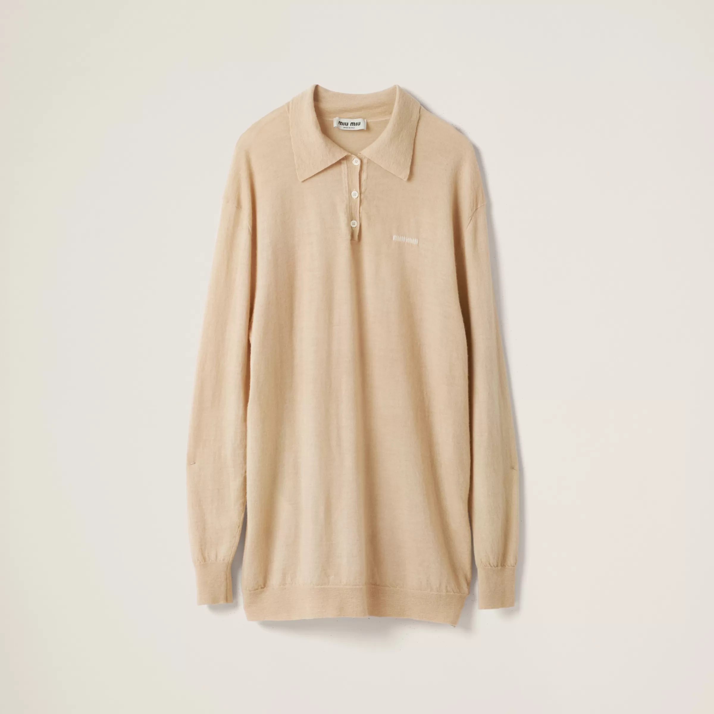 Miu Miu Cashmere Knit Polo Shirt |