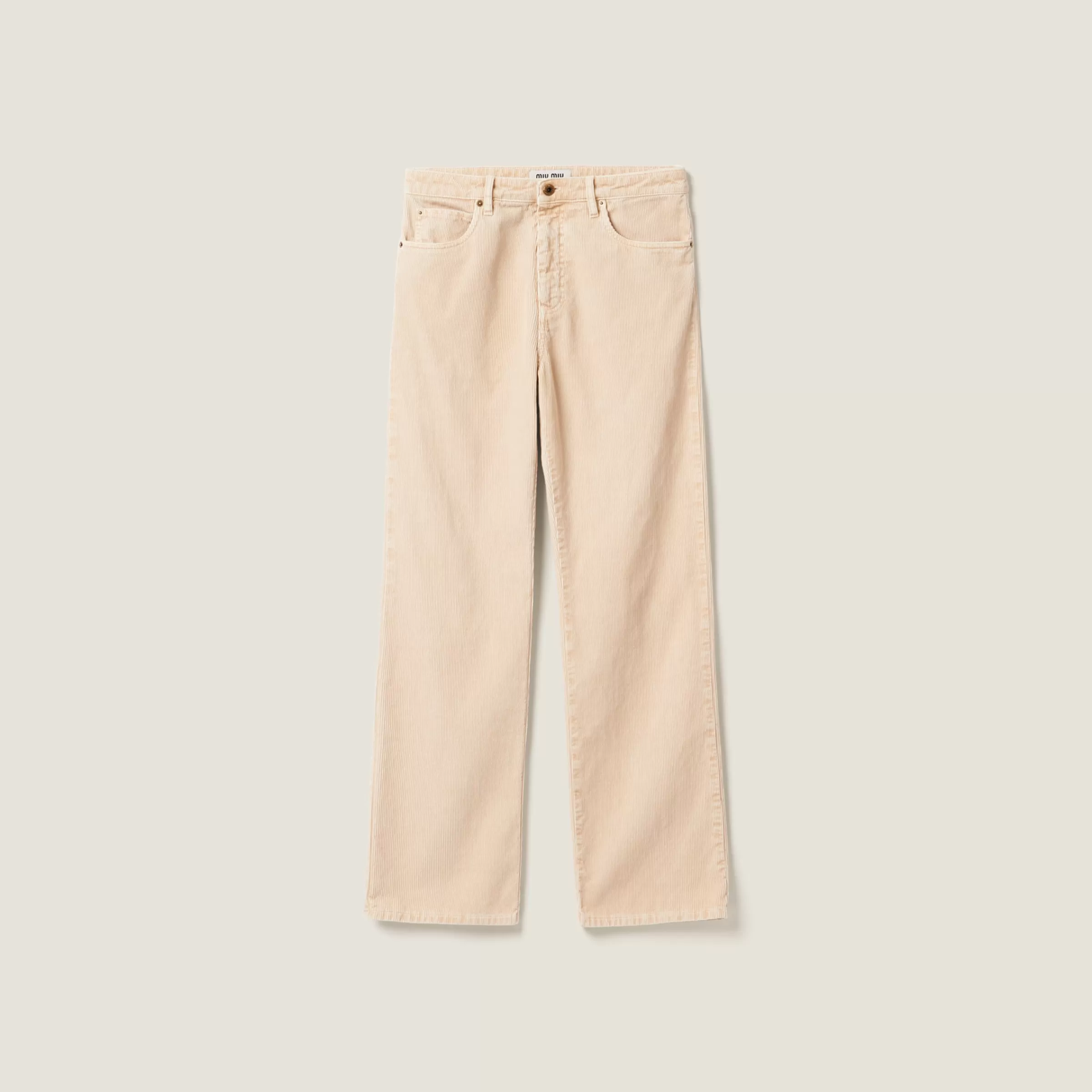 Miu Miu Garment-dyed Corduroy Pants |