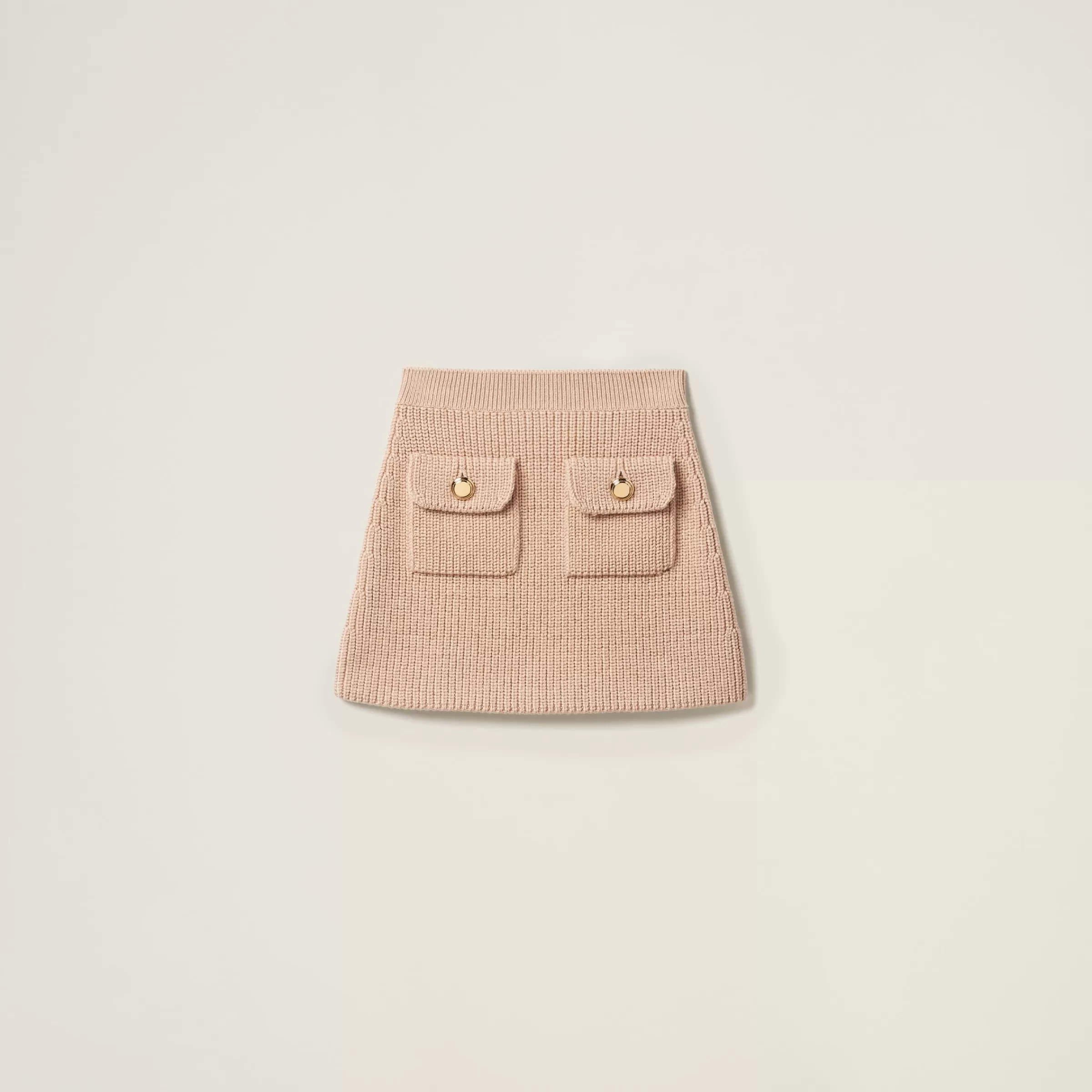 Miu Miu Wool Miniskirt |