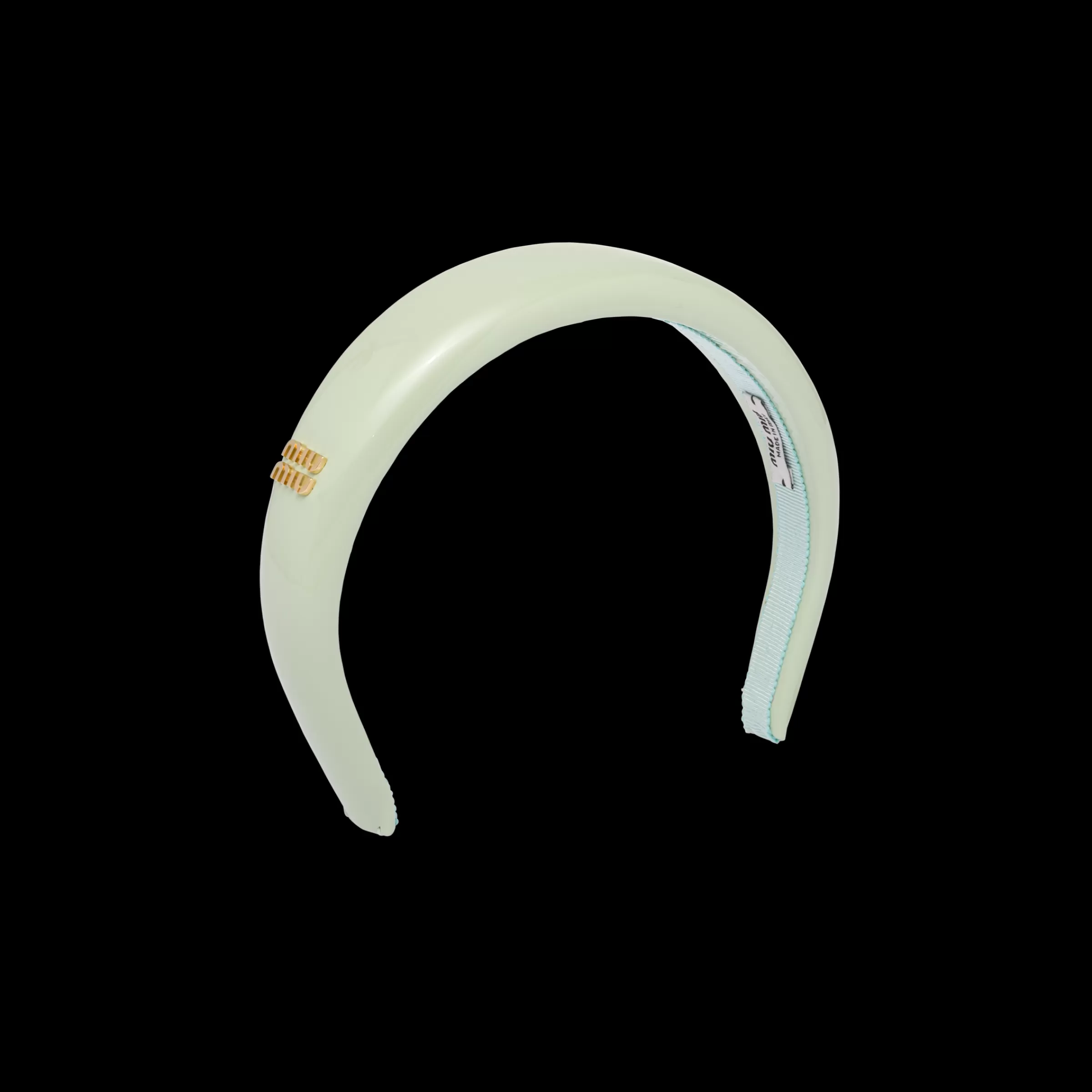 Miu Miu Patent Leather Headband |