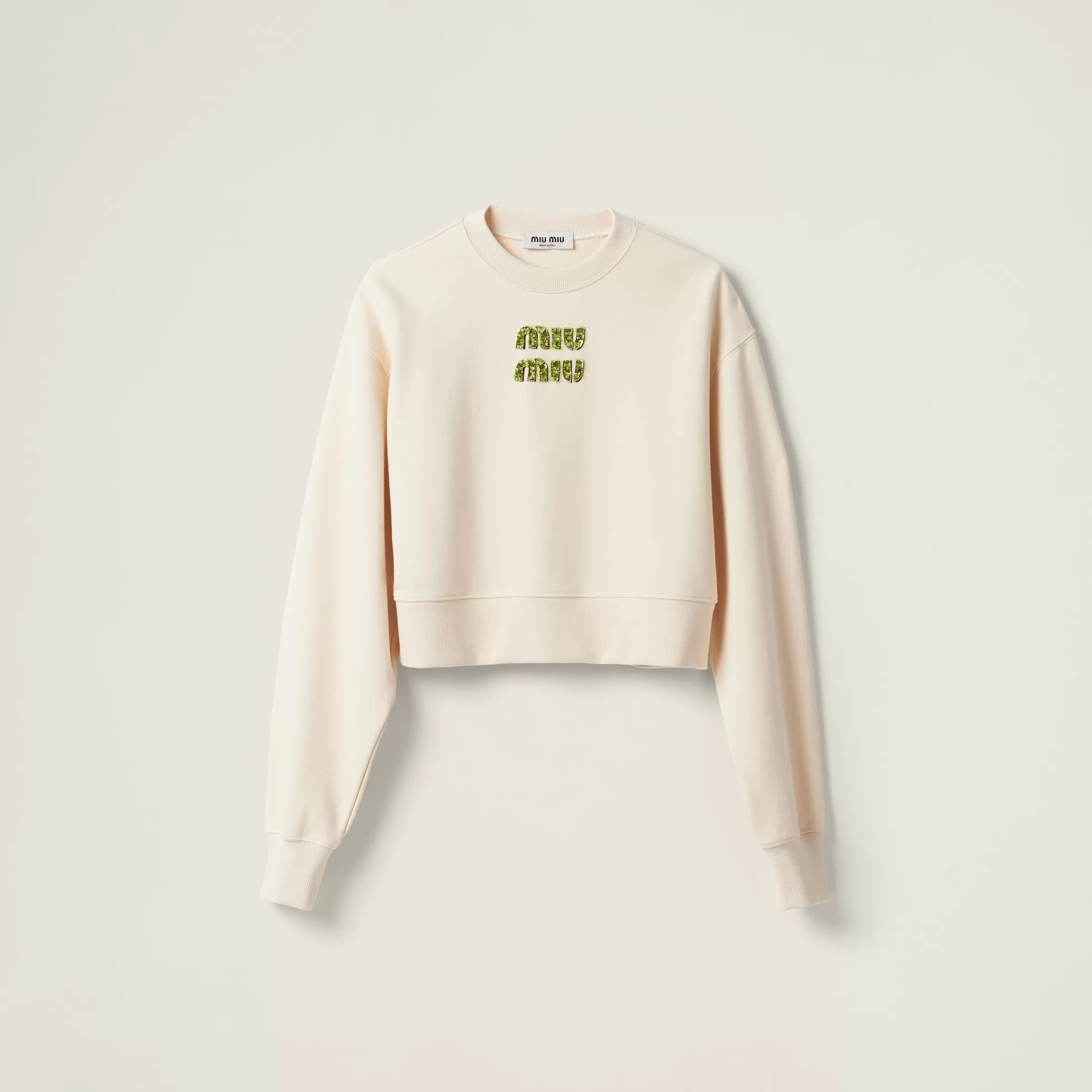 Miu Miu Sweatshirt With Embroidered Logo |