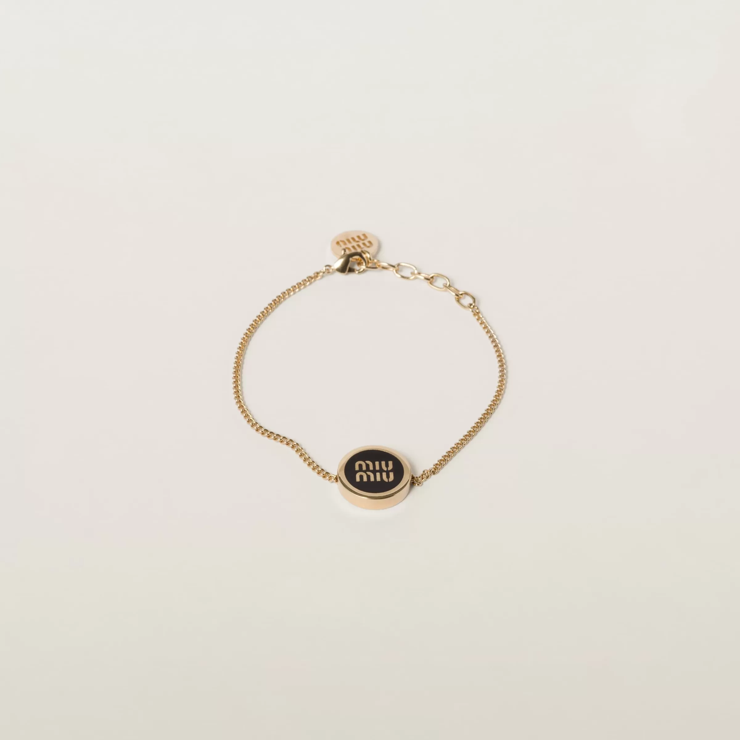 Miu Miu Enameled Metal Bracelet |