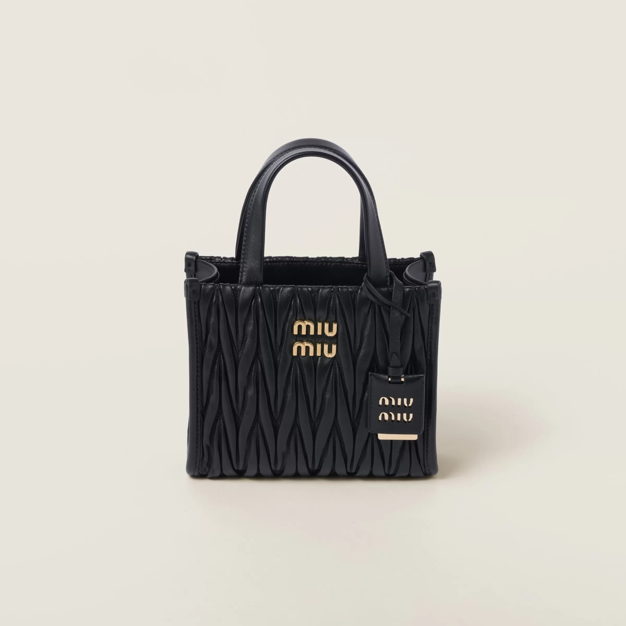 Miu Miu Matelassé Nappa Leather Handbag |