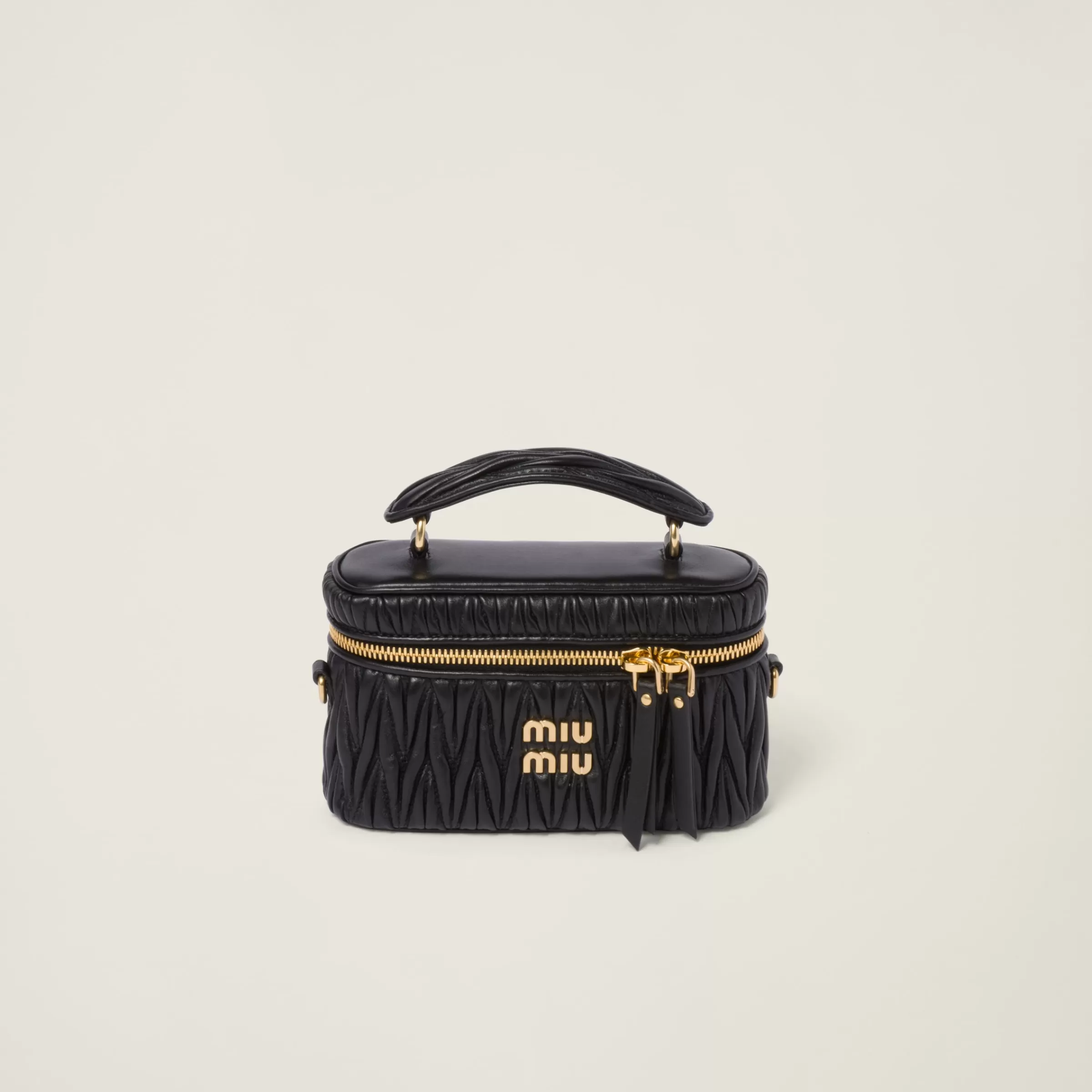 Miu Miu Matelassé Nappa Leather Shoulder Bag |
