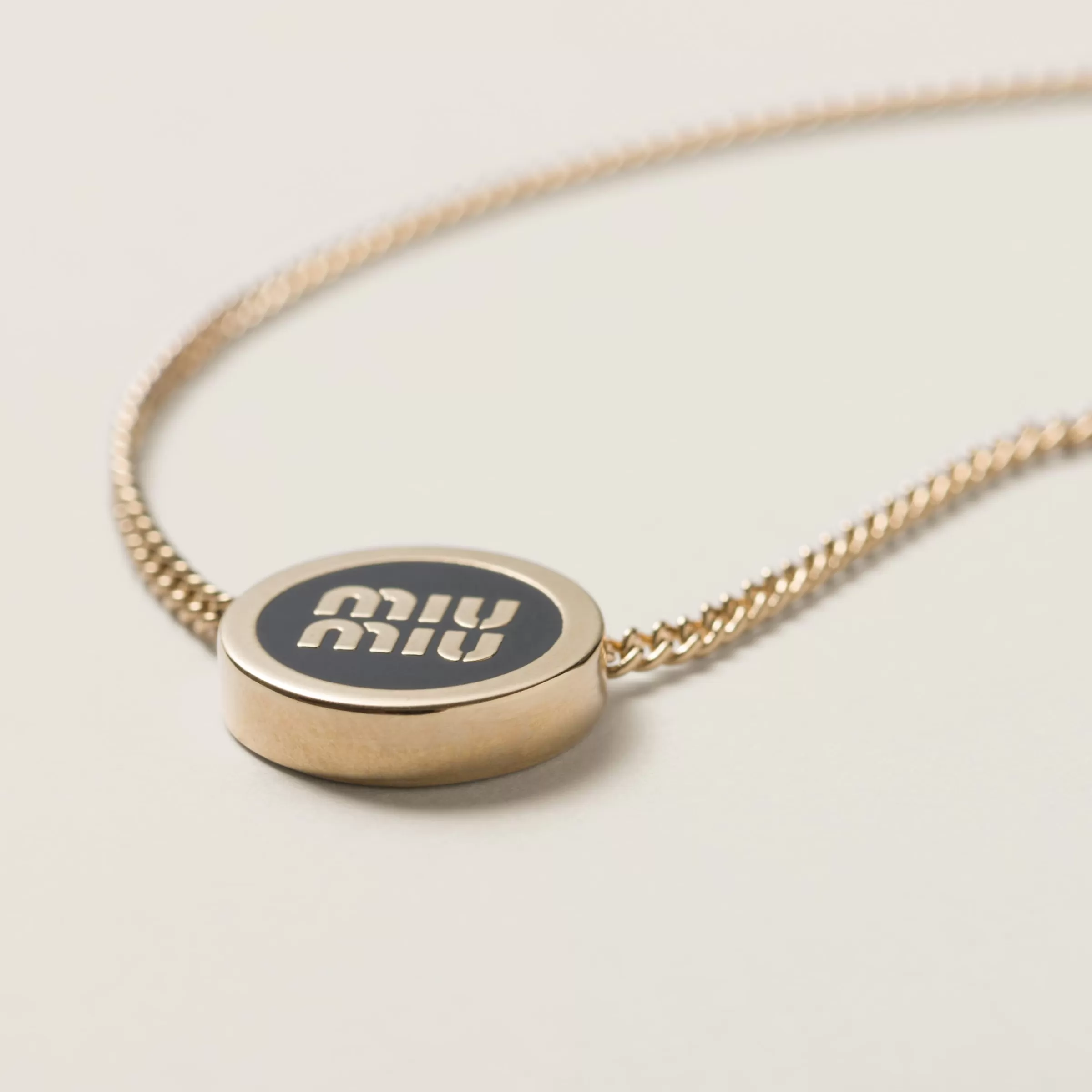 Miu Miu Metal Necklace |