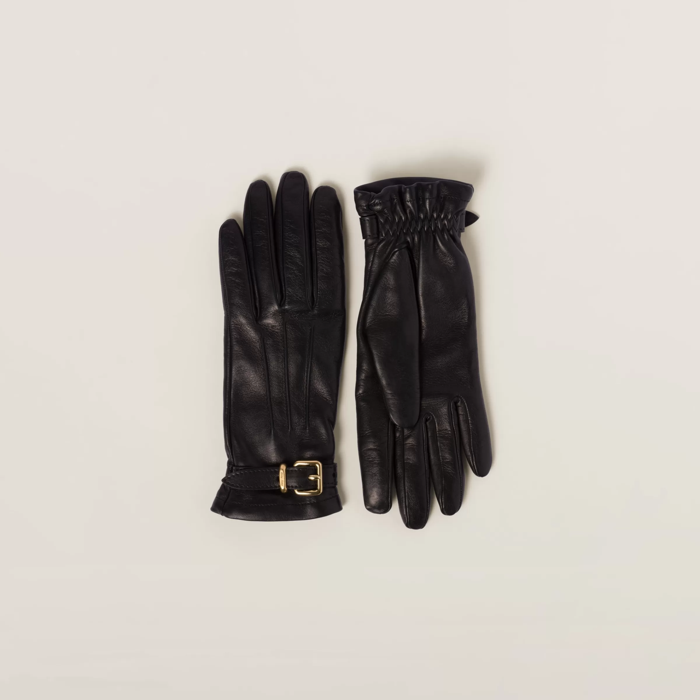 Miu Miu Nappa Leather Gloves |