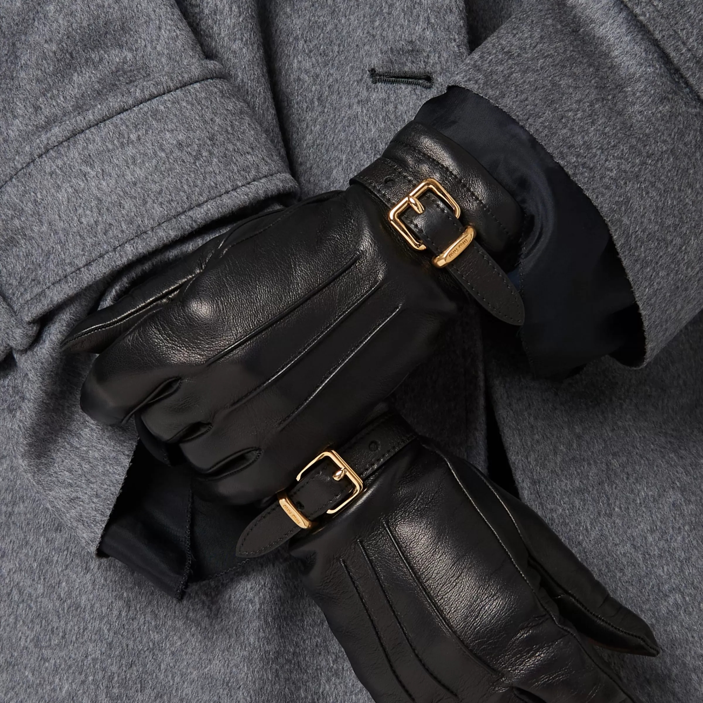 Miu Miu Nappa Leather Gloves |