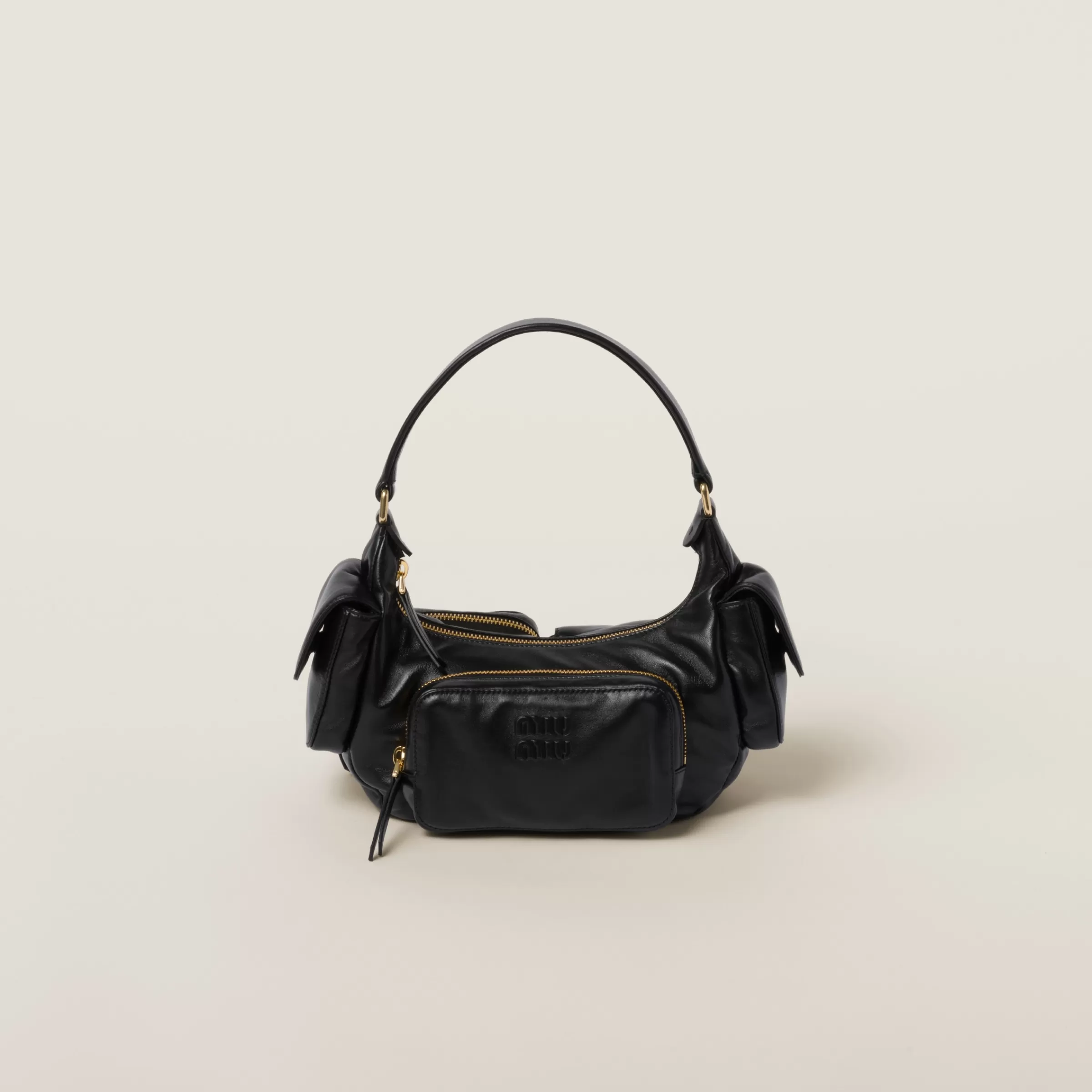 Miu Miu Nappa Leather Pocket Bag |