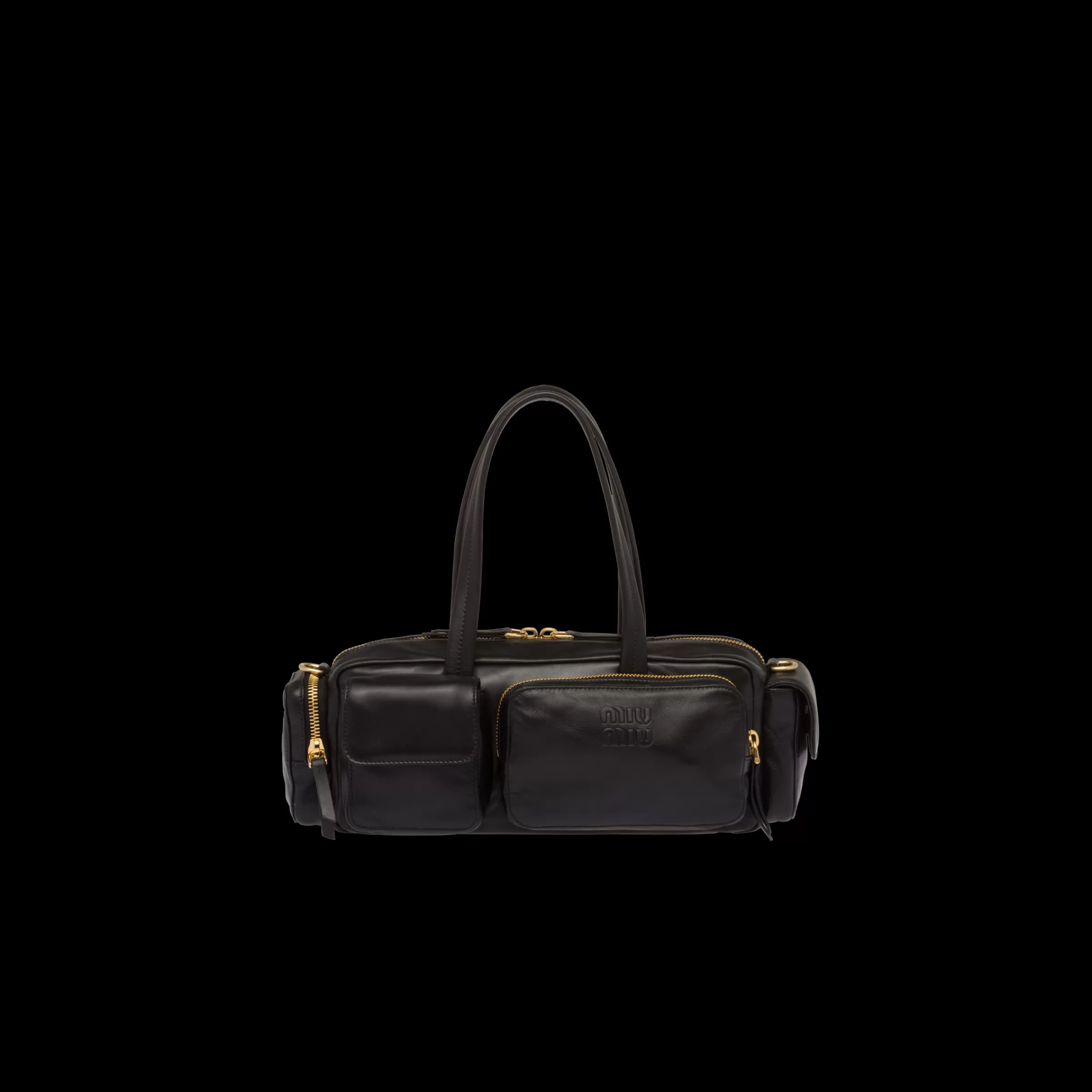 Miu Miu Nappa Leather Pocket Top-handle Bag |
