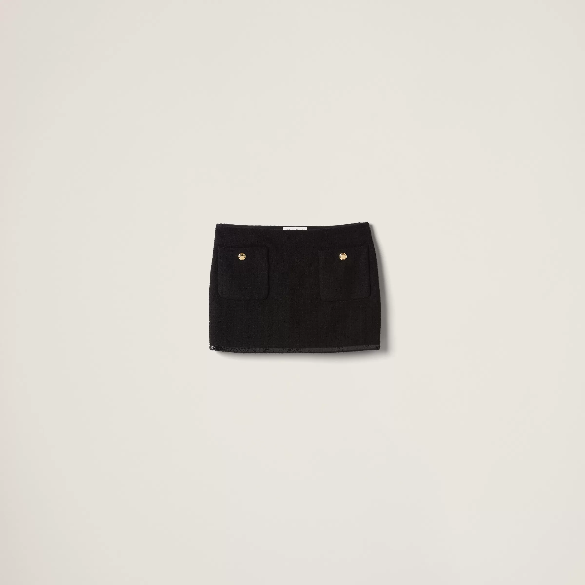 Miu Miu Tweed Miniskirt |