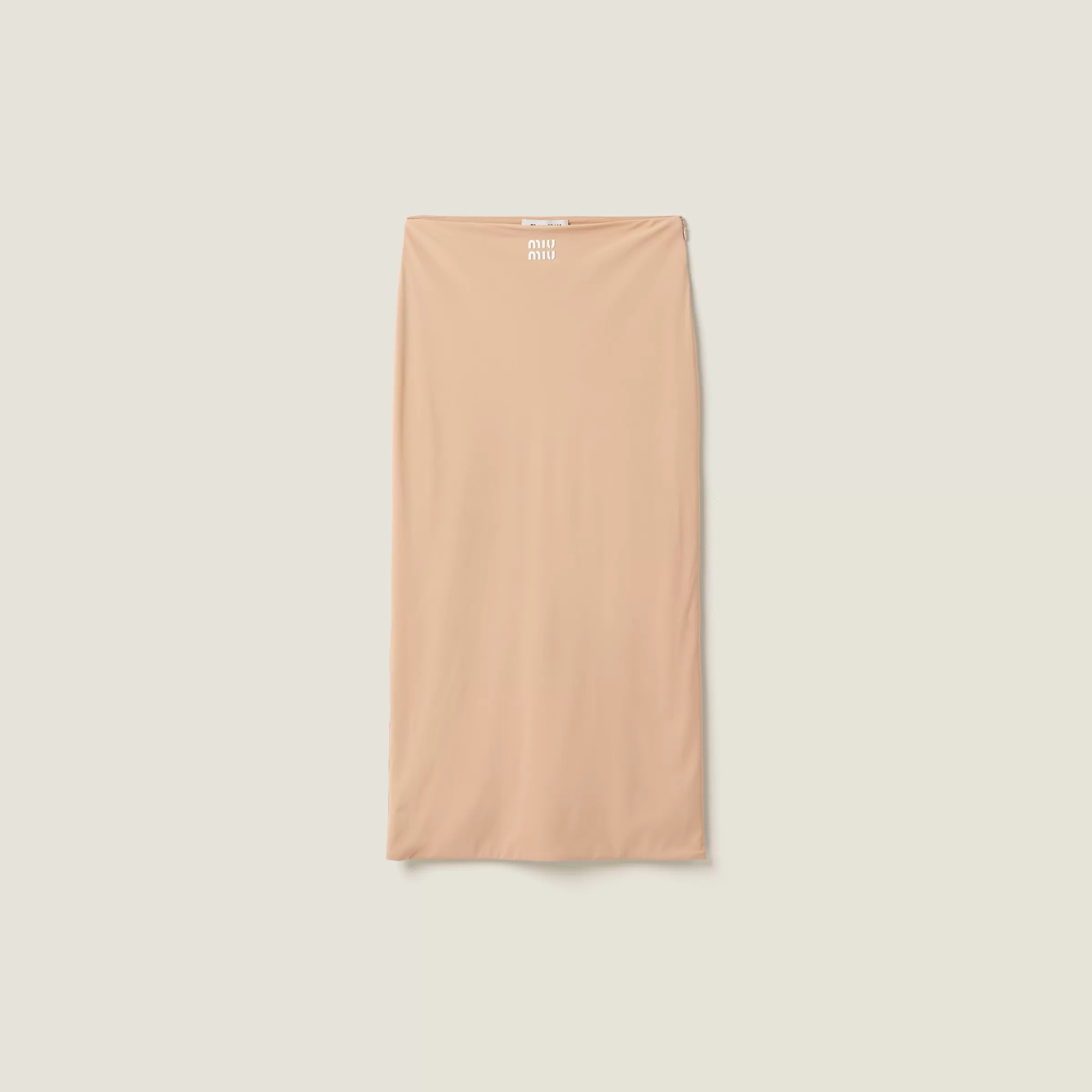 Miu Miu Stretch Jersey Skirt |