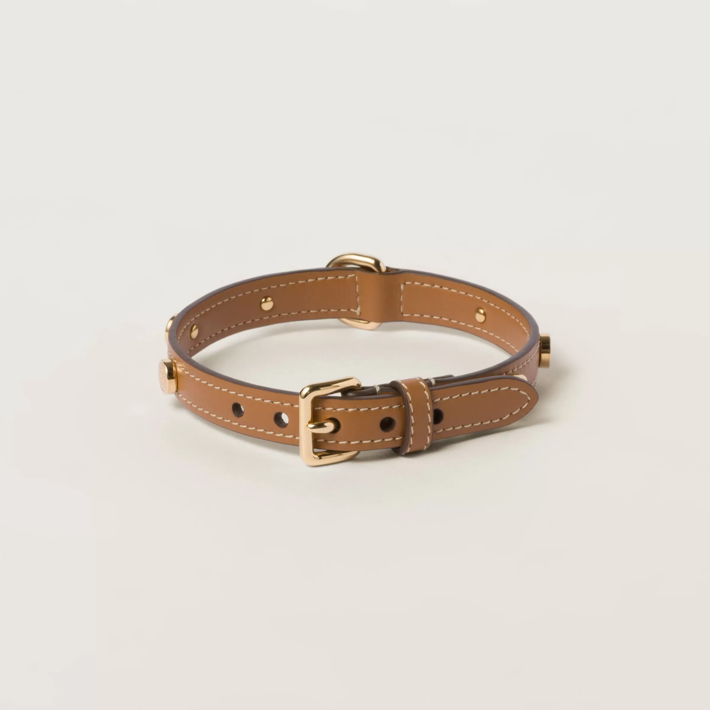Miu Miu Leather Pet Collar |