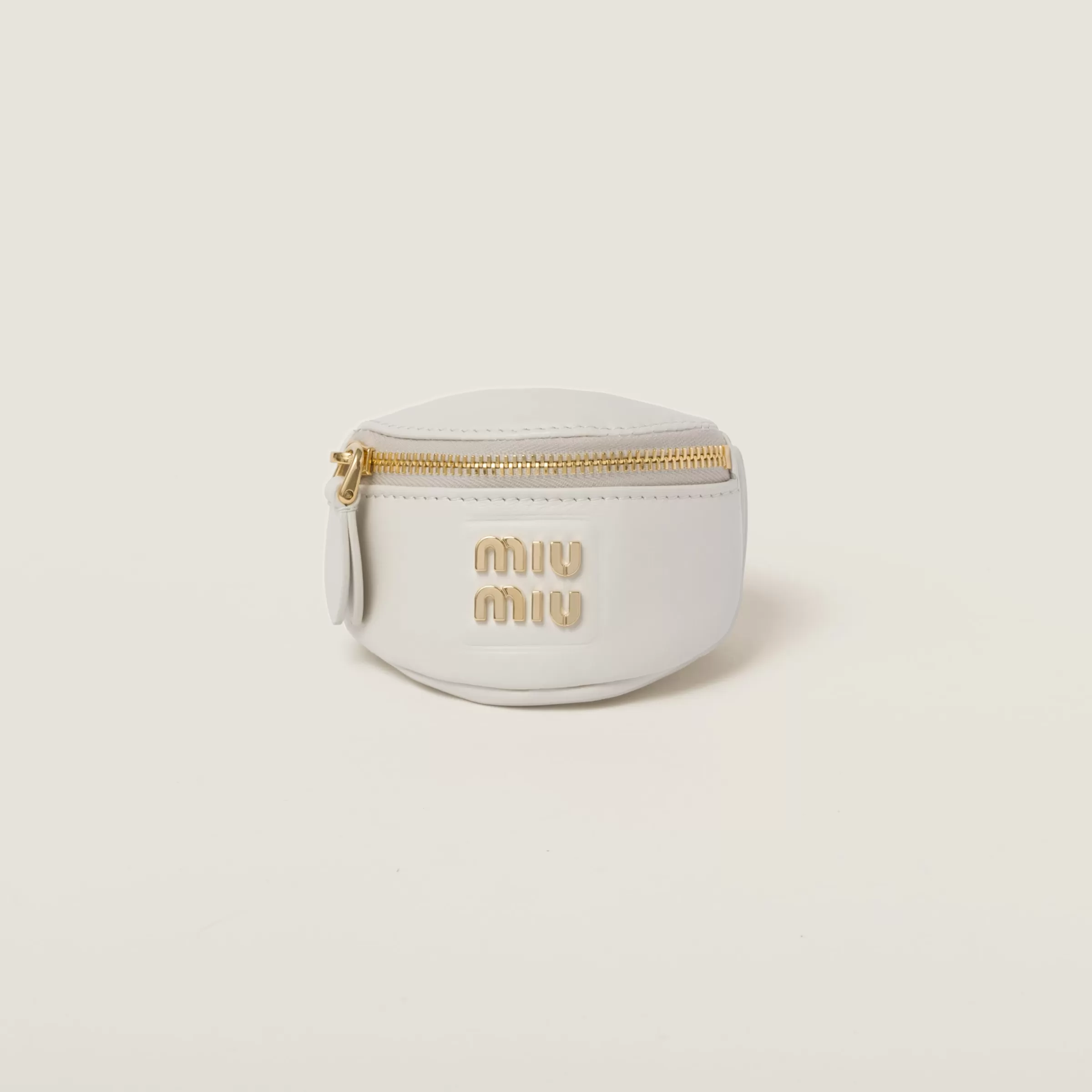 Miu Miu Chalk White Bracelet With Leather Mini-pouch |