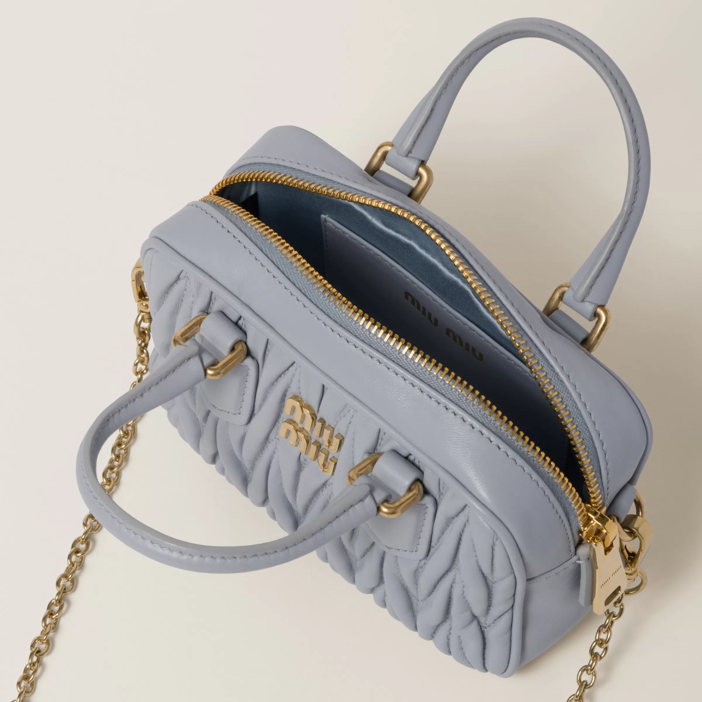 Miu Miu Arcadie Matelassé Nappa Leather Mini-bag |