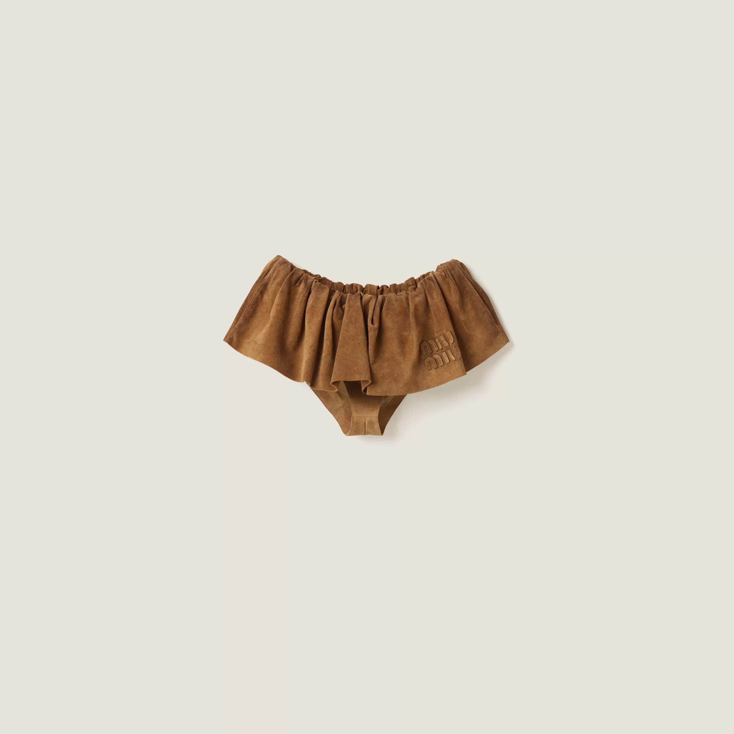Miu Miu Suede Nappa Leather Skirt |