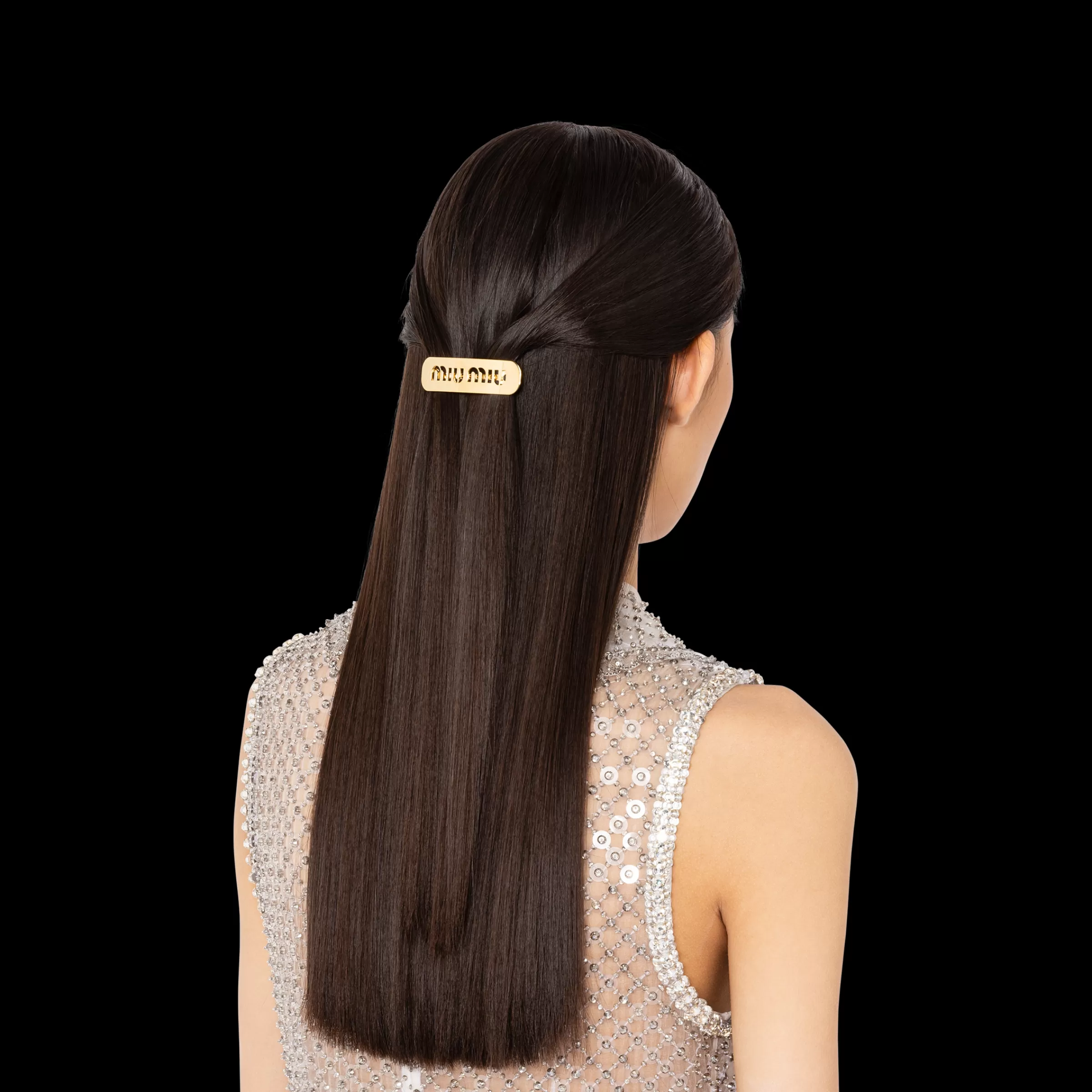 Miu Miu Miu Logo Hair Clip |