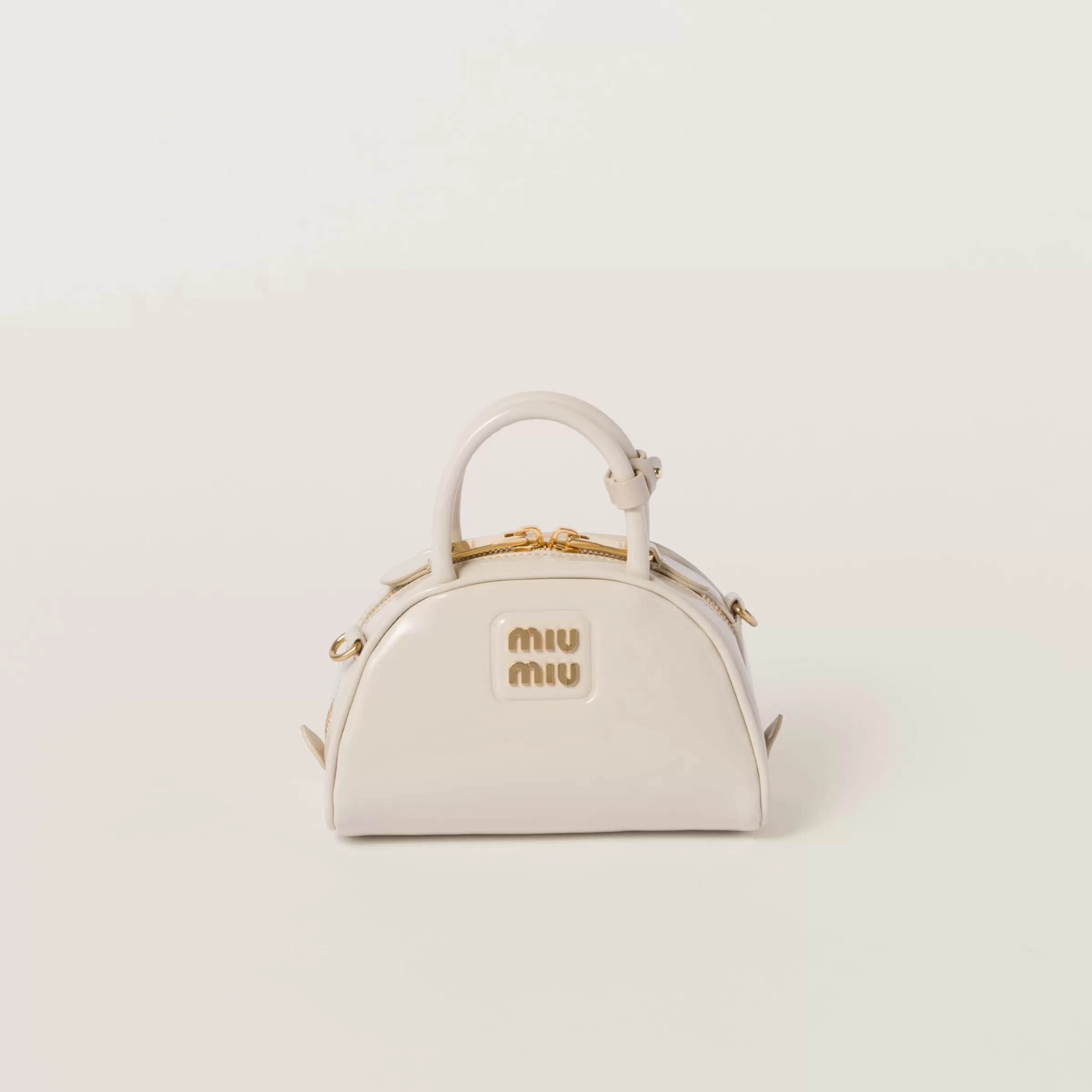 Miu Miu Patent Leather Top-handle Bag |