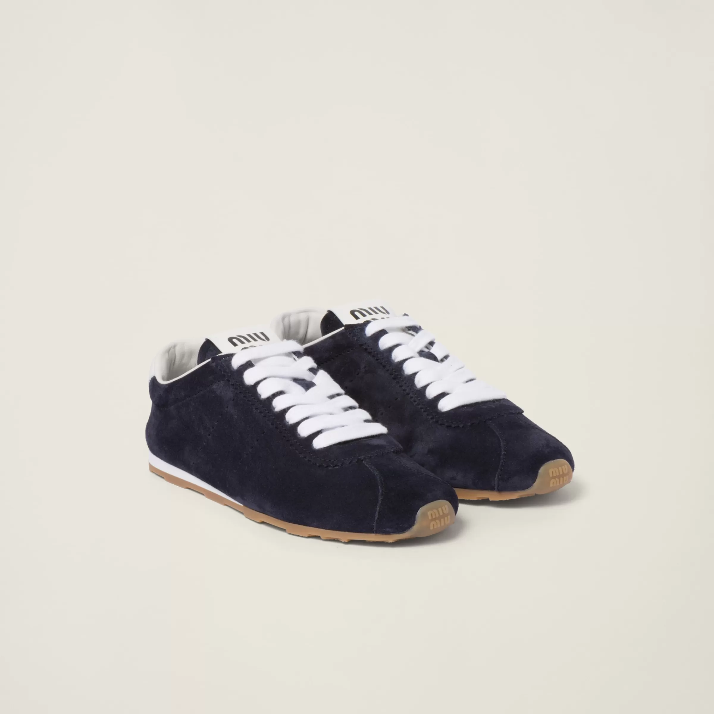 Miu Miu Suede Sneakers |