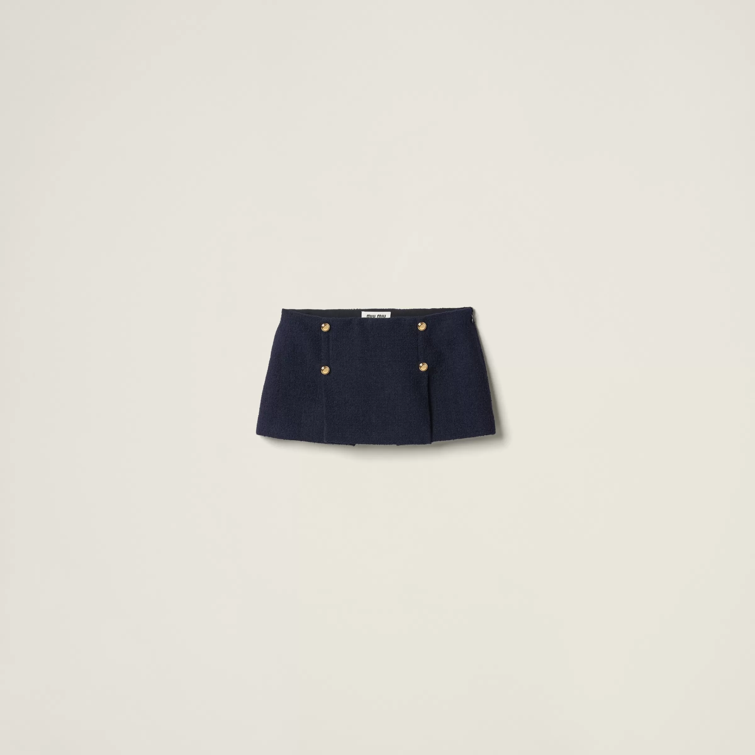 Miu Miu Tweed Miniskirt |