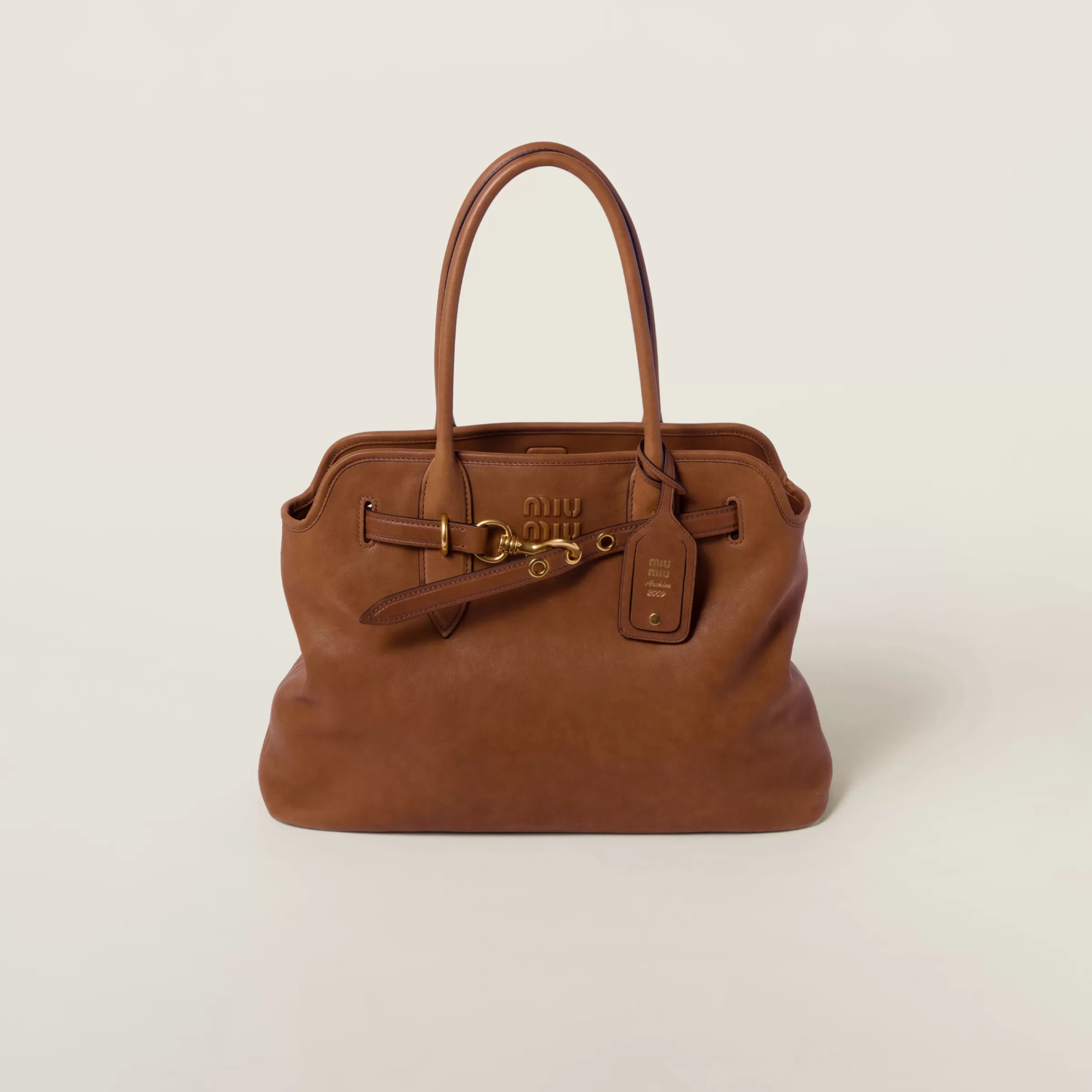 Miu Miu Aventure Nappa Leather Bag |