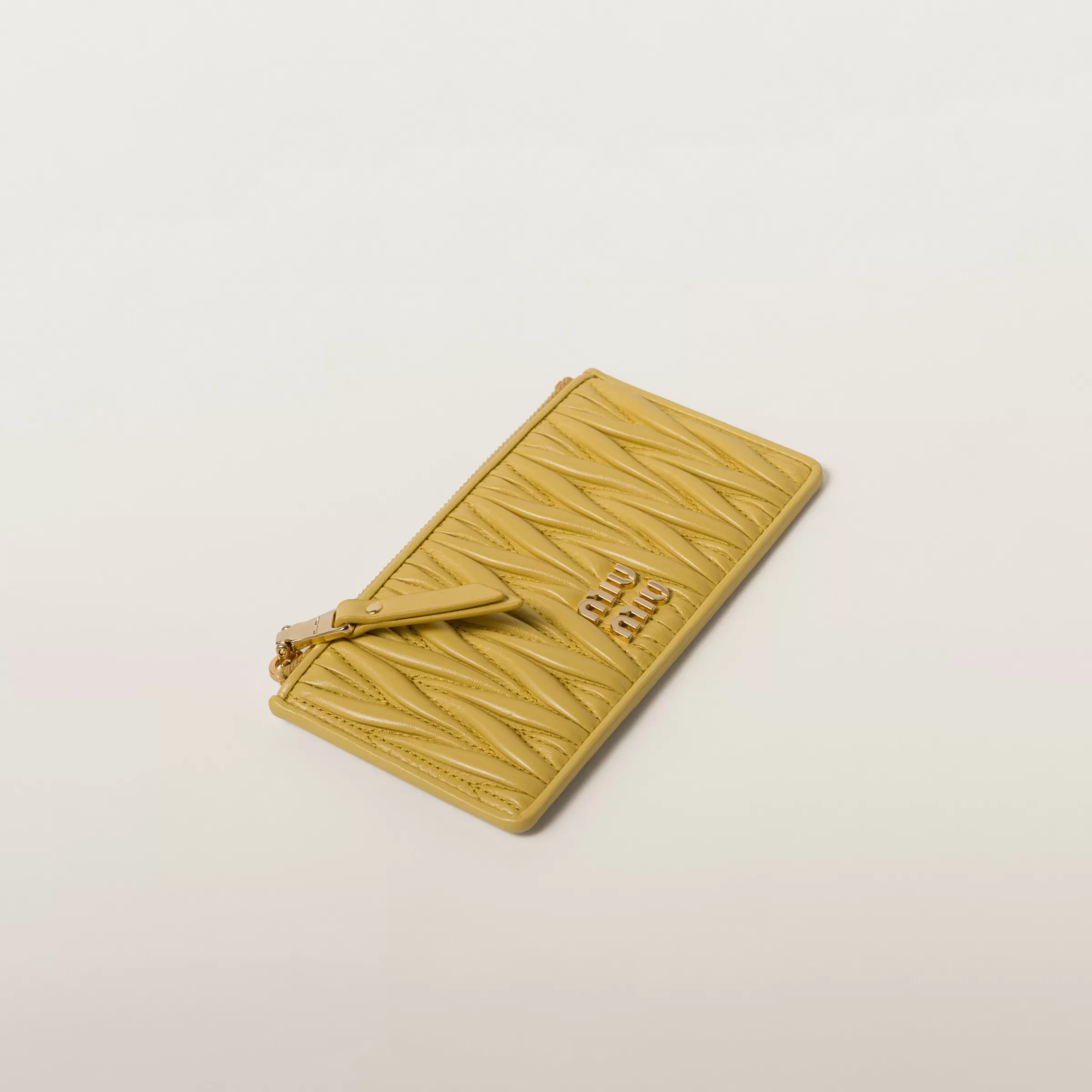 Miu Miu Matelassé Nappa Leather Envelope Wallet |