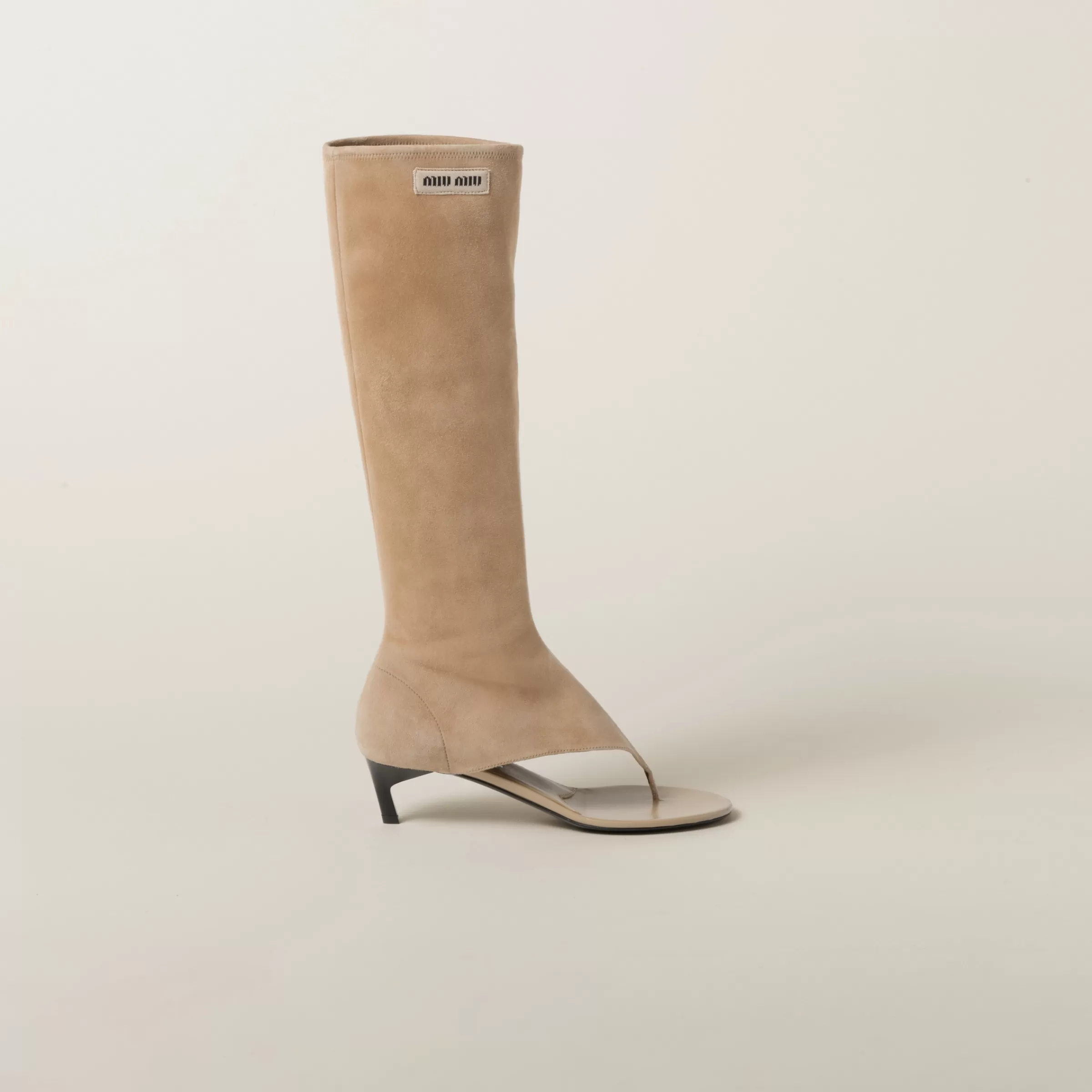 Miu Miu Suede Thong Boots |