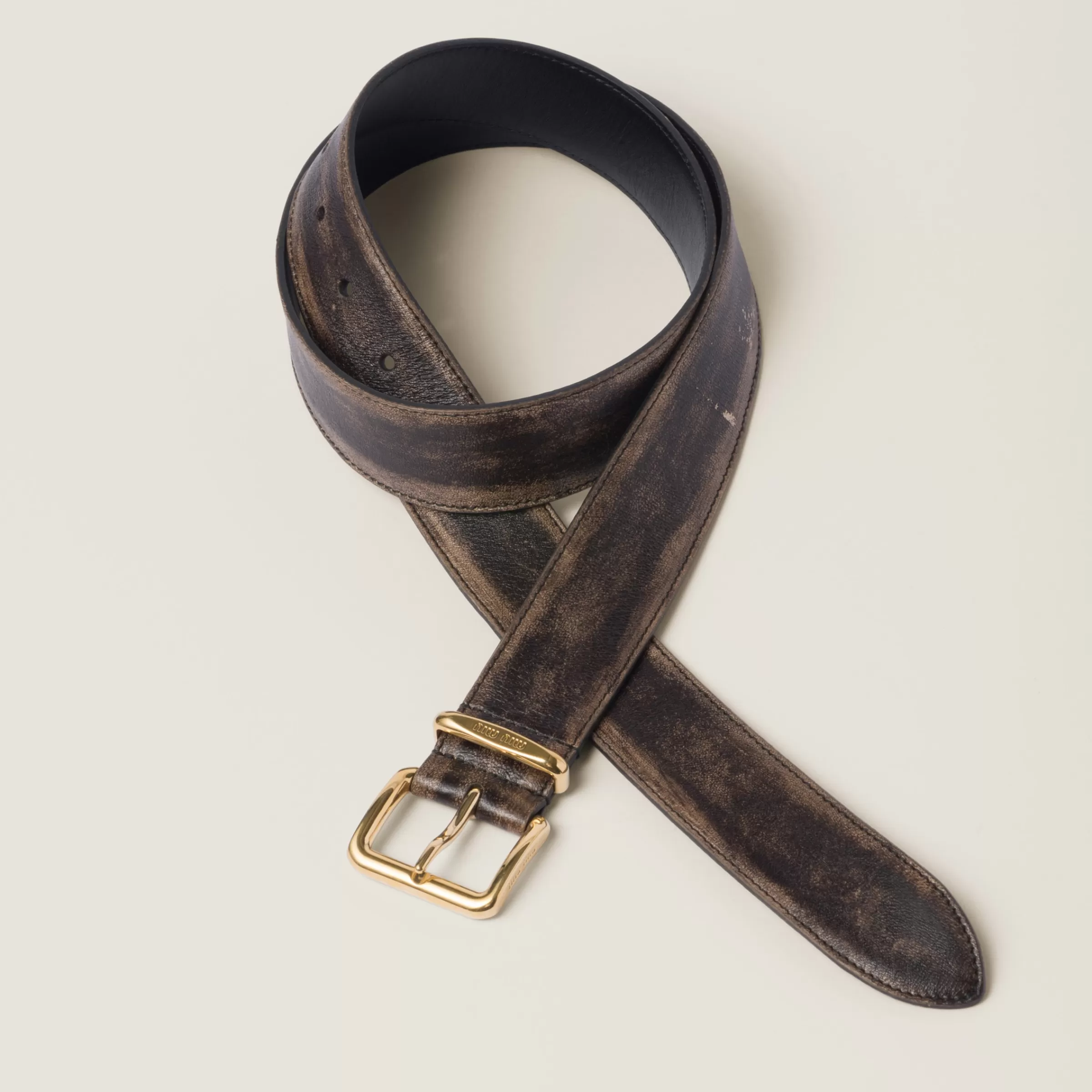 Miu Miu Nappa Leather Belt |