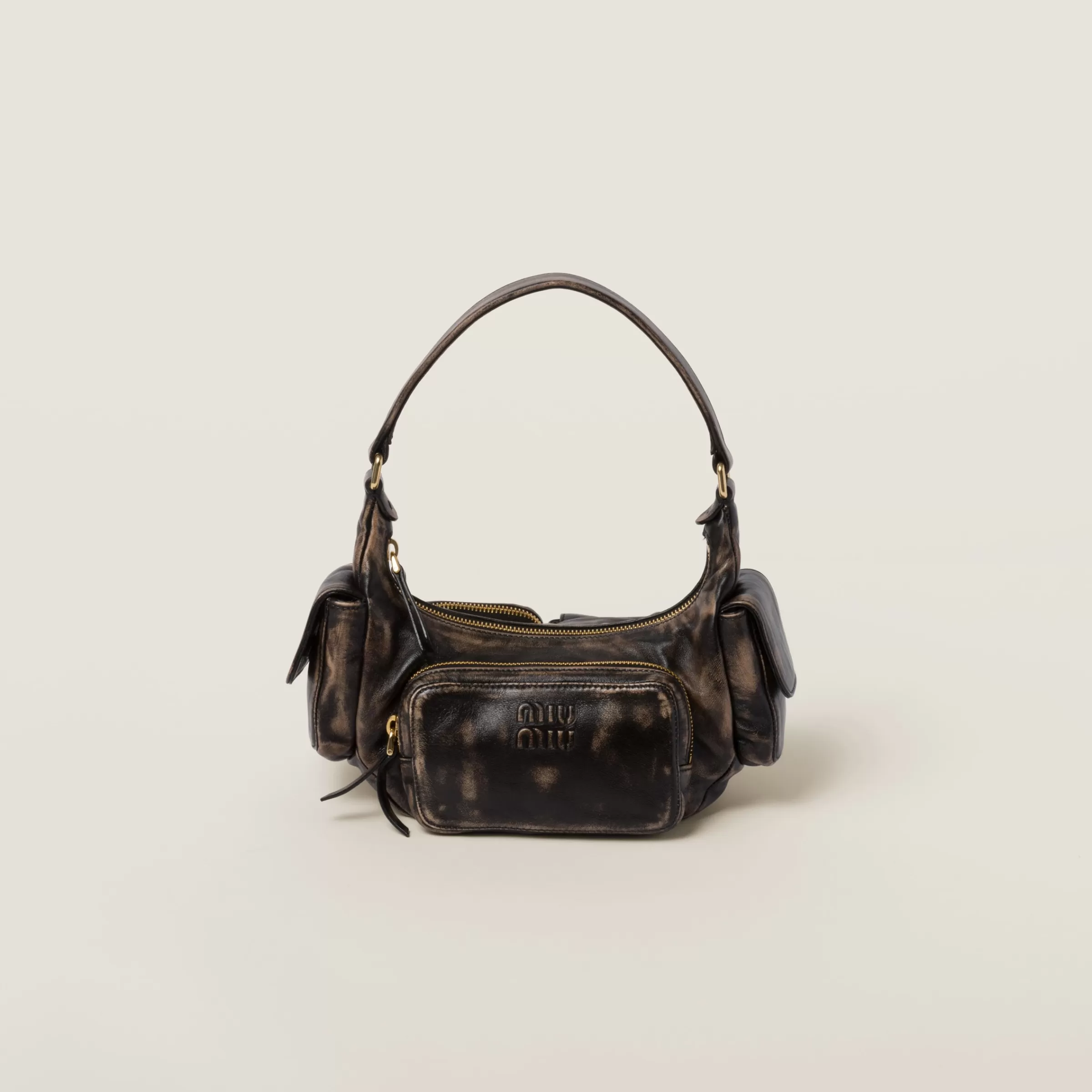 Miu Miu Nappa Leather Pocket Bag |