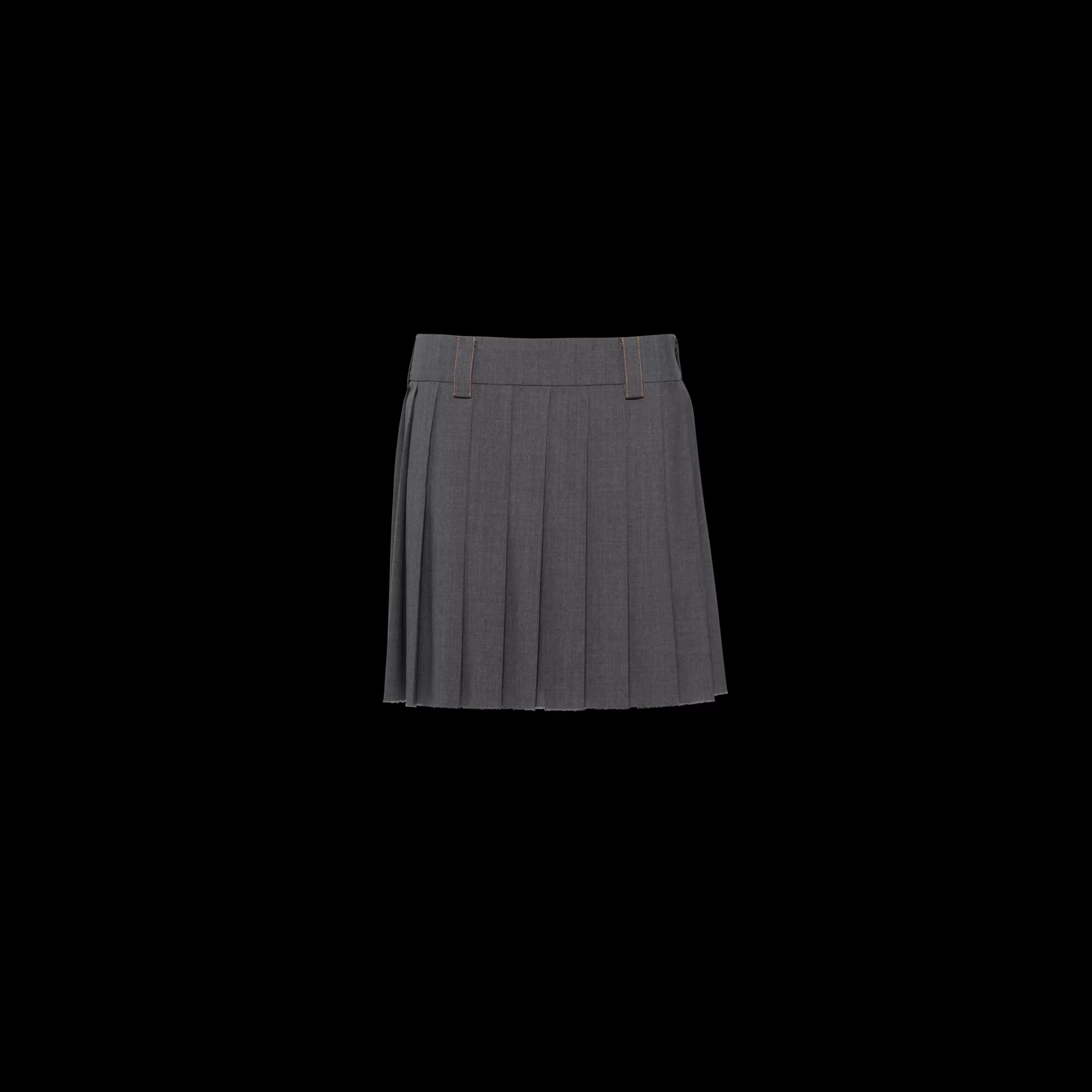 Miu Miu Light Wool Miniskirt |