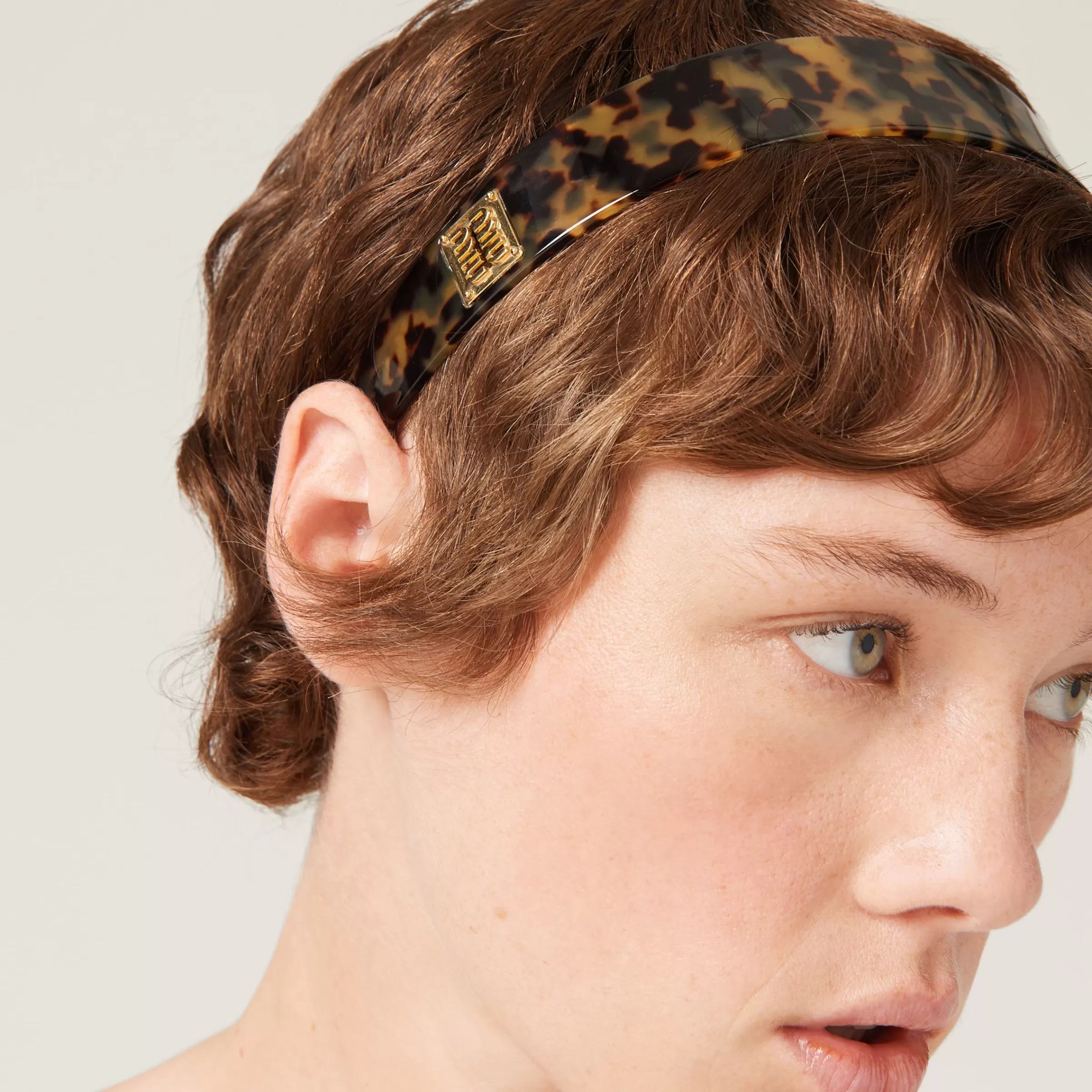 Miu Miu Plexiglas Headband |