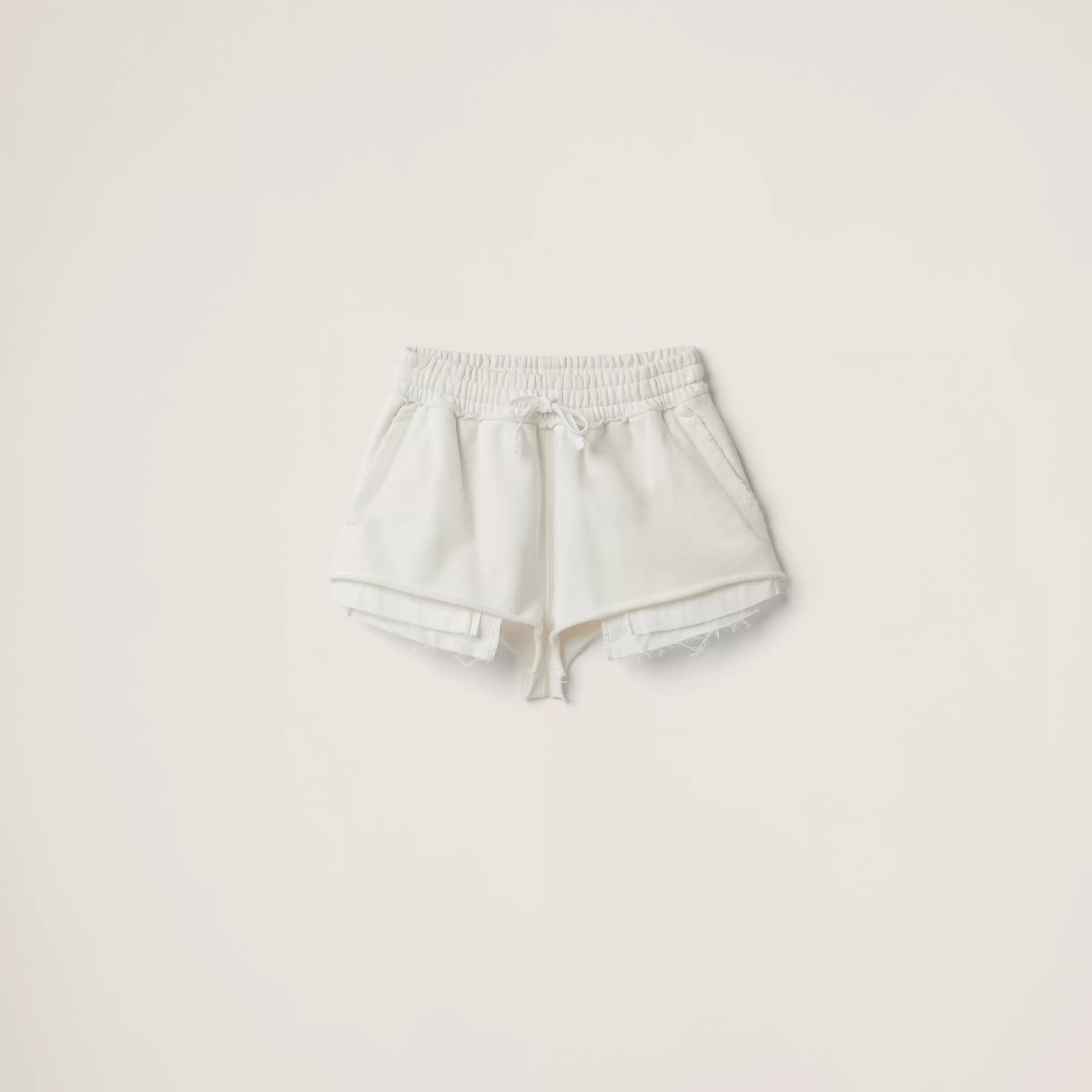 Miu Miu Embroidered Cotton Shorts |