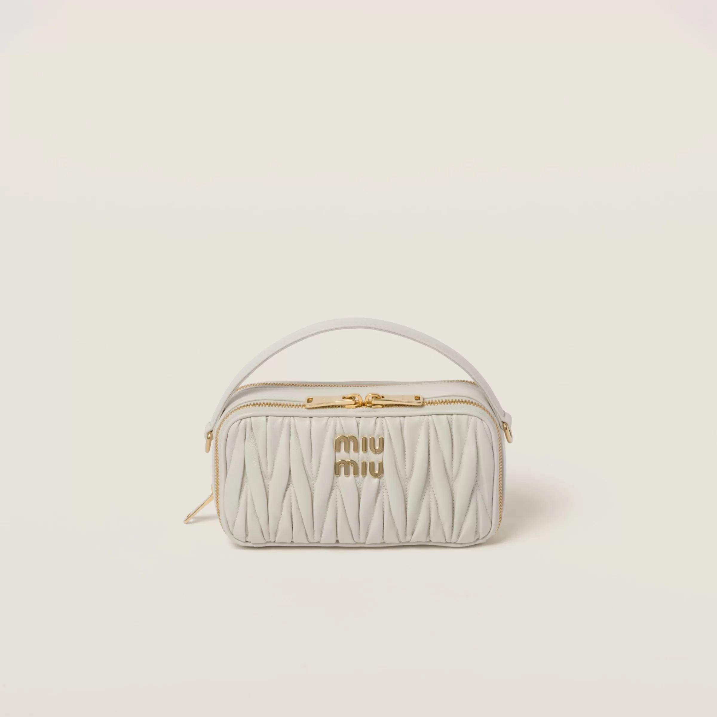 Miu Miu Matelassé Nappa Leather Shoulder Bag |