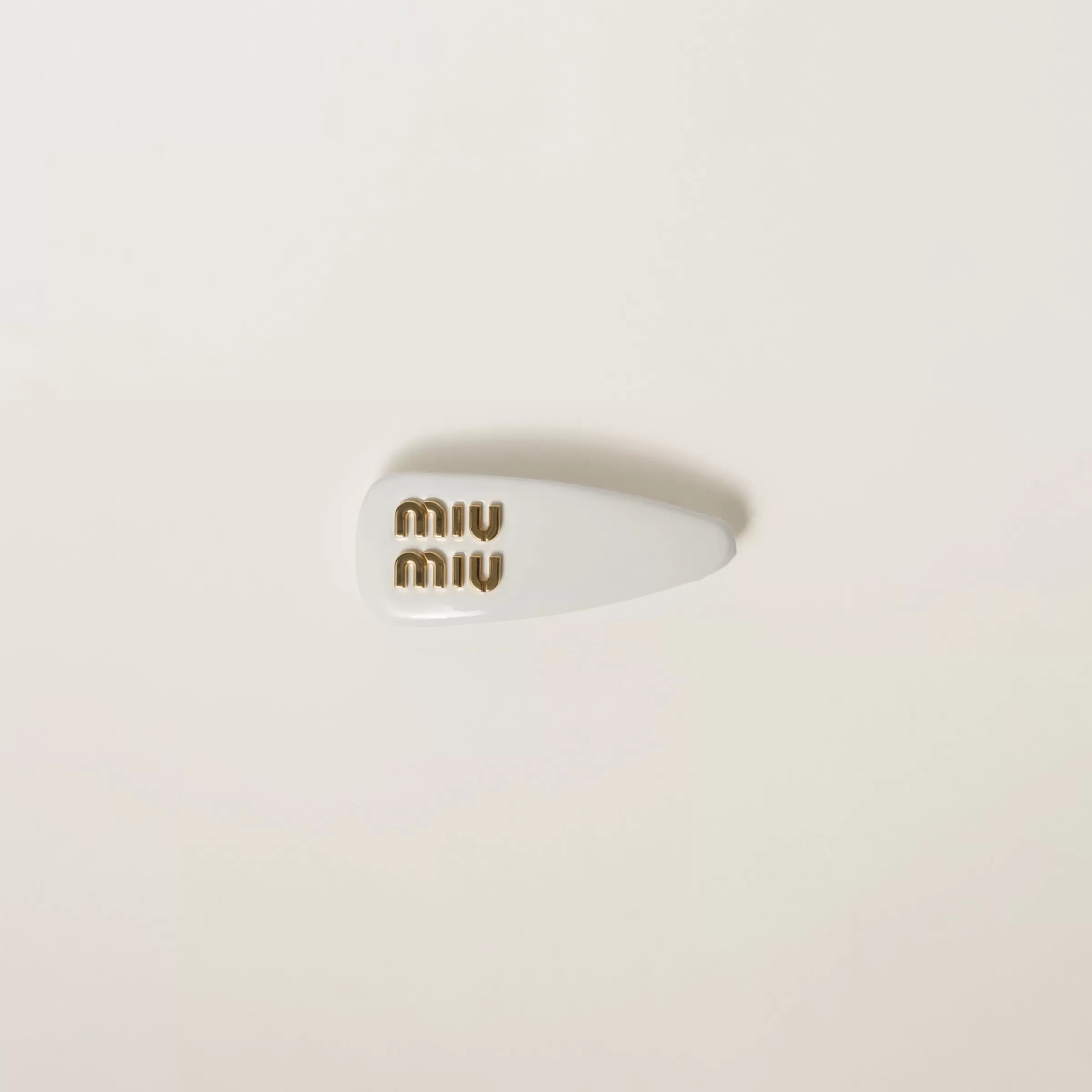Miu Miu Patent Leather Hair Clip |