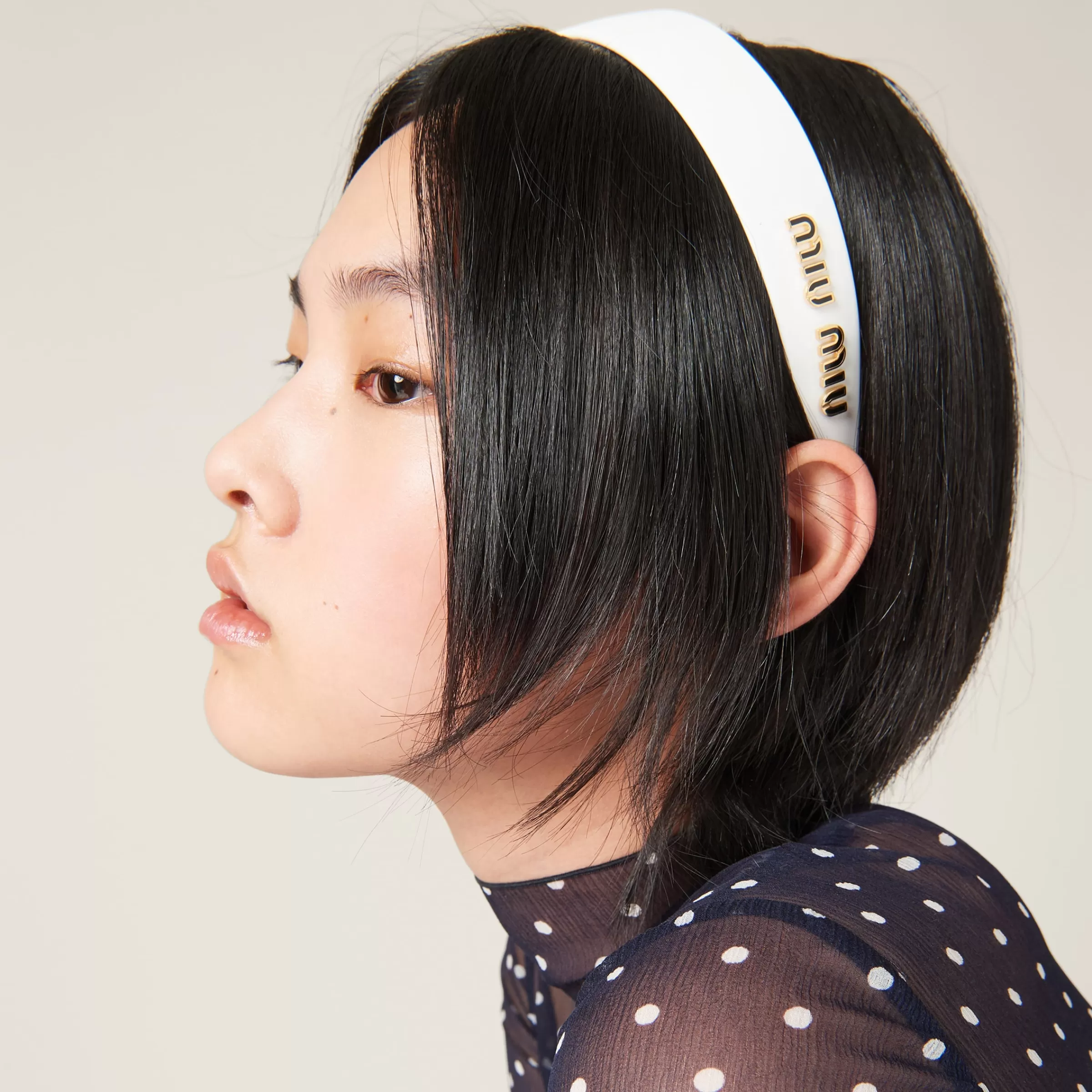 Miu Miu Plexiglas Headband |